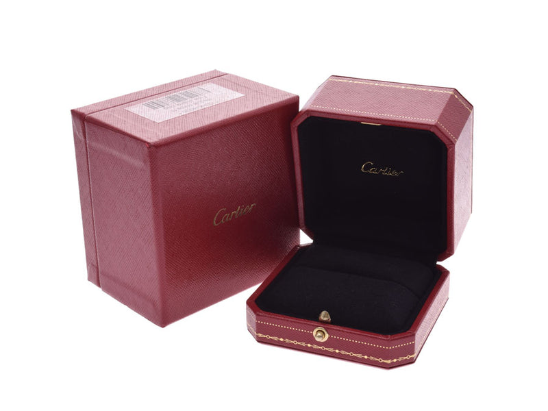 Cartier's Mayontel #48 Ladies and Harf Diamond, PG 5.9g, Ring A-Rank, CARTIER Box, Gala Used Ginzo.