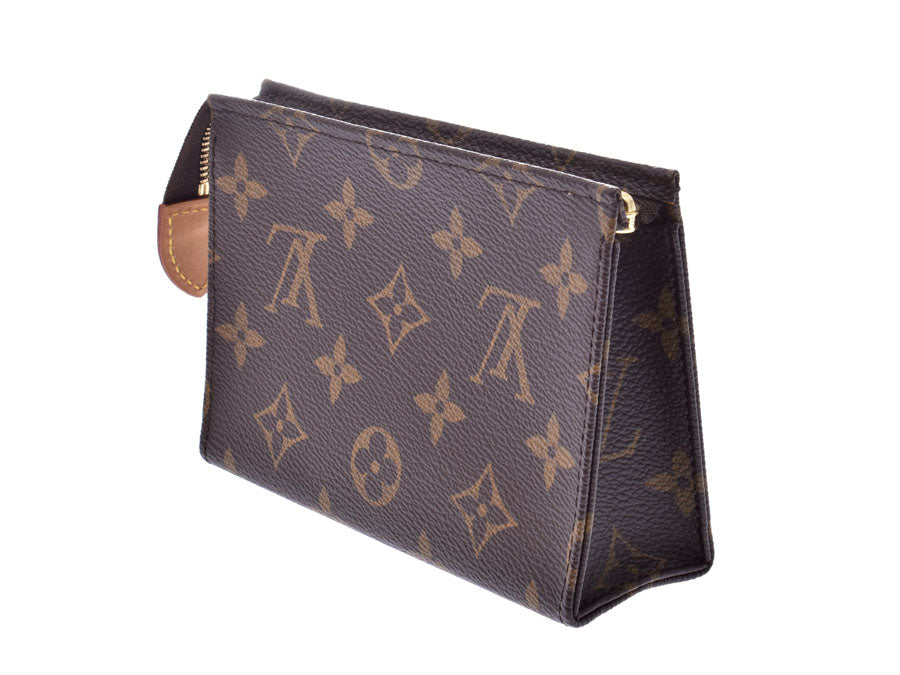 ルイヴィトン モノグラム ポッシュトワレット15 ブラウン M47546 レディース 化粧ポーチ Aランク LOUIS VUITTON 中古 –  銀蔵オンライン