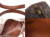 Louis Vuitton Monogram Papillon L Brown M51385 Old Women's Genuine Leather Handbag B Rank LOUIS VUITTON With Pouch Used Ginzo