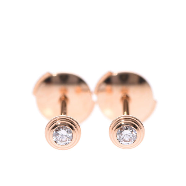 卡地亚卡地亚埃迪钻石relèce耳环XS女士K18PG/钻石耳环等级使用的银饰品