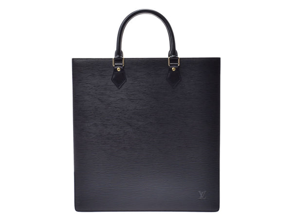 Louis Vuitton Episac Plastic Old Model Black M59082 Men's Genuine Leather Tote Bag Handbag AB Rank LOUIS VUITTON Used Ginzo