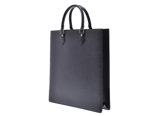 Louis Vuitton Episac Plastic Old Model Black M59082 Men's Genuine Leather Tote Bag Handbag AB Rank LOUIS VUITTON Used Ginzo