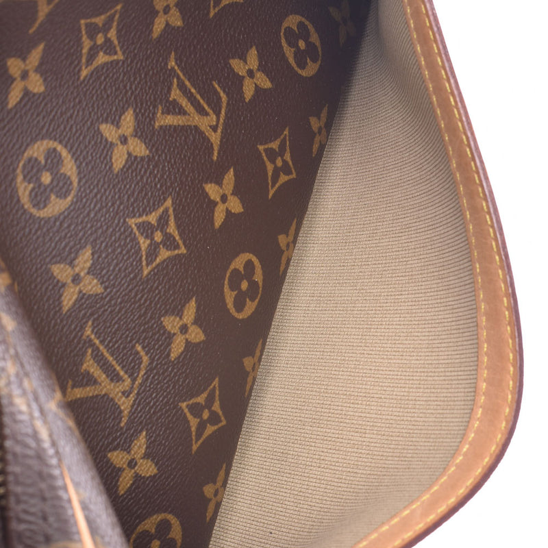 LOUIS VUITTON ルイヴィトン モノグラム リポーターS ブラウン M45254 ユニセックス モノグラムキャンバス ショルダーバッグ Bランク 中古 銀蔵