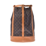 LOUIS VUITTON ルイヴィトンモノグラムランドネ GM brown M42244 unisex monogram canvas shoulder bag B rank used silver storehouse