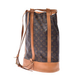 LOUIS VUITTON ルイヴィトンモノグラムランドネ GM brown M42244 unisex monogram canvas shoulder bag B rank used silver storehouse