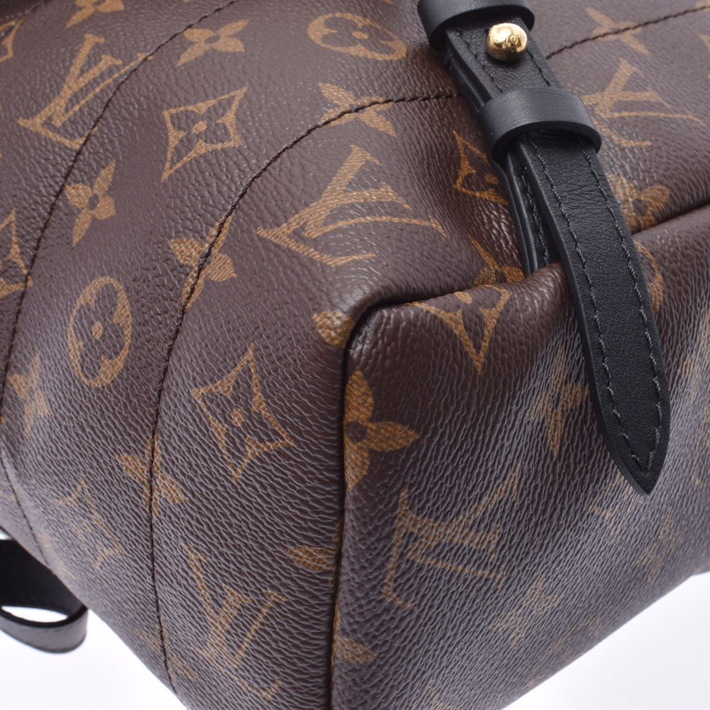 LOUIS M44874 VUITTON パームスプリングスMM ブラウン/黒 モノグラム モノグラムキャンバス リュック・デイパック ルイヴィトン  レディース 中古 新同 - Solisege