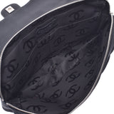 CHANEL CHANNEL chocolate bar chain shoulder bag black silver metal fittings unisex nylon shoulder bag B rank used Ginzo