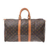 LOUIS VUITTON ルイヴィトン モノグラム キーポル45 ブラウン M41428 ユニセックス モノグラムキャンバス ボストンバッグ Bランク 中古 銀蔵