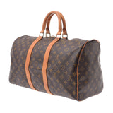 LOUIS VUITTON ルイヴィトン モノグラム キーポル45 ブラウン M41428 ユニセックス モノグラムキャンバス ボストンバッグ Bランク 中古 銀蔵