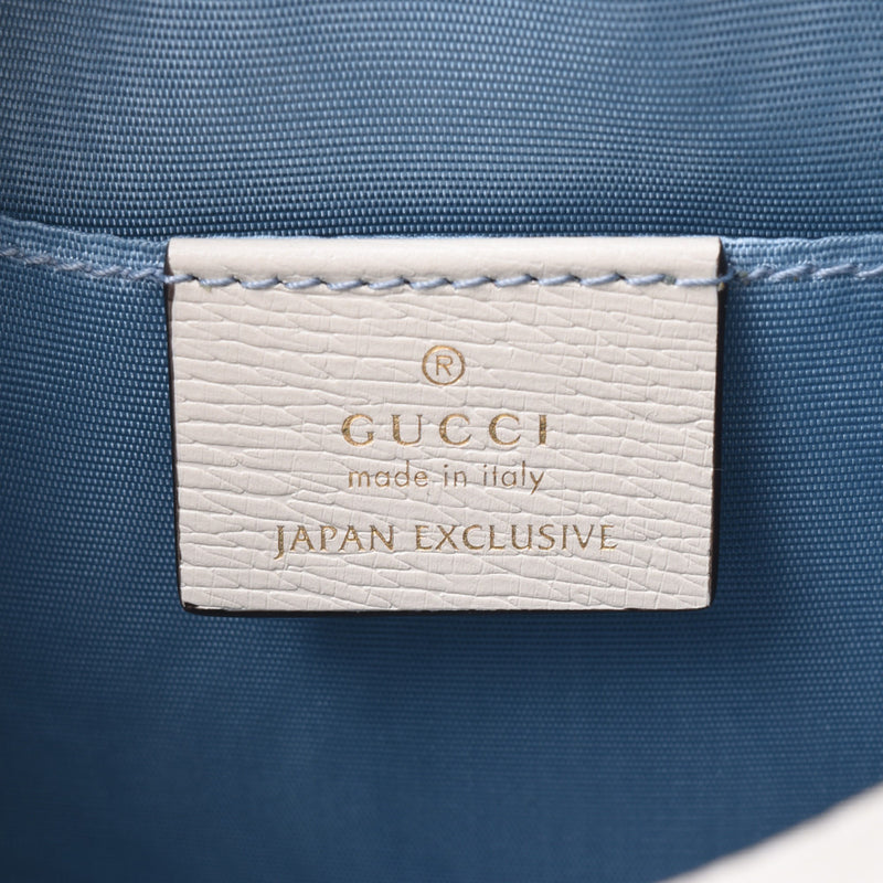 GUCCI Gucci Ophidia Japan Limited Higuchi Yuko绿色/白色517350女士PVC /皮革单肩包未使用的Ginzo