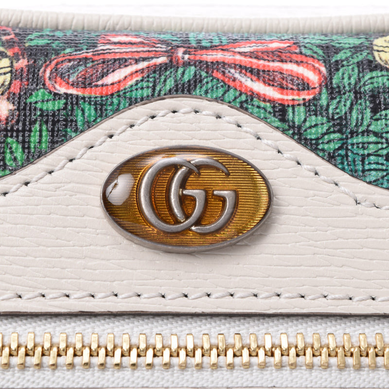 GUCCI Gucci Ophidia Japan Limited Higuchi Yuko绿色/白色517350女士PVC /皮革单肩包未使用的Ginzo