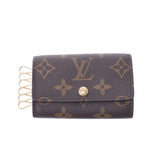LOUIS VUITTON Louis Vuitton monogram 6 key case brown M62630 unisex monogram canvas key case B rank used Ginzo