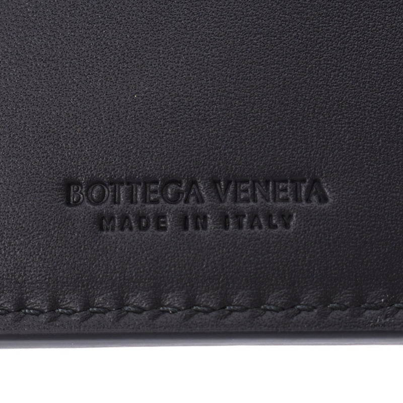 BOTTEGAVENETA ボッテガヴェネタイントレチャート black men leather billfold-free silver storehouse