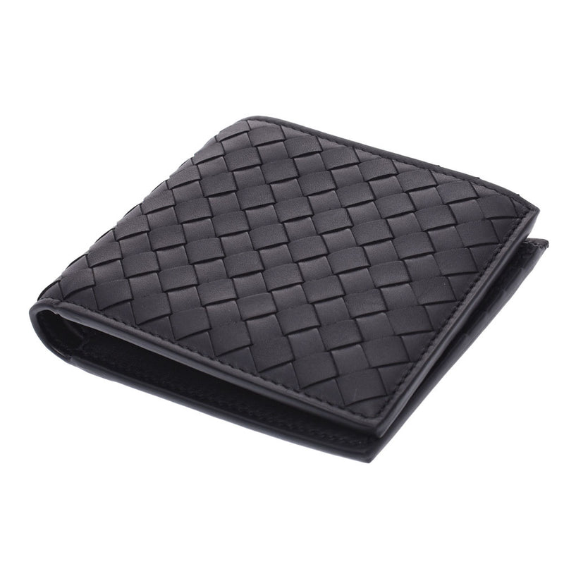 BOTTEGAVENETA ボッテガヴェネタイントレチャート black men leather billfold-free silver storehouse