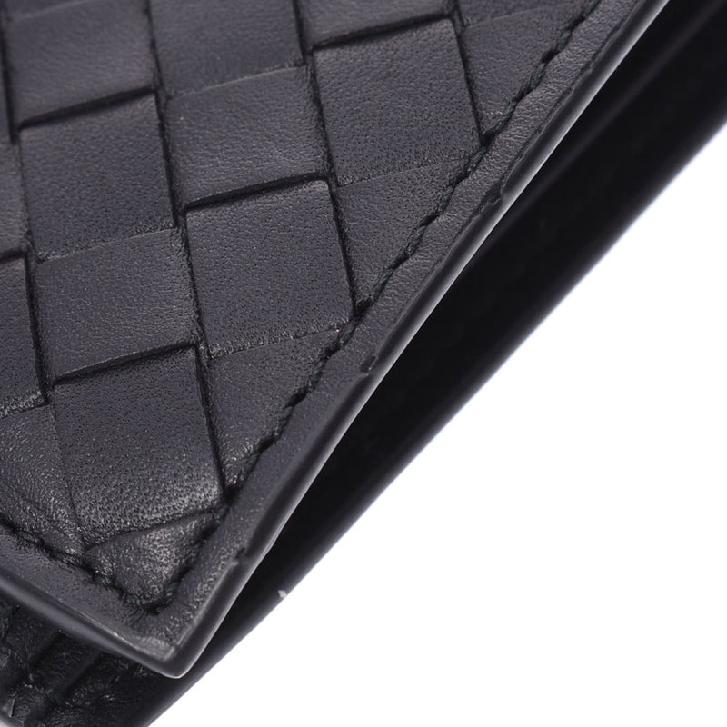 BOTTEGAVENETA ボッテガヴェネタイントレチャート black men leather billfold-free silver storehouse