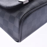 LOUIS VUITTON Louis Vuitton Damier District PM NM Black N41028 Mens Damier Graphite Canvas Shoulder Bag Shindo Used Ginzo