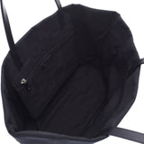 Chanel new label line Tote mm NEW BLACK Unisex nylon / Leather Tote Bag