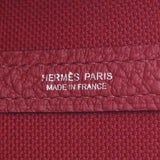 HERMES Hermes Garden Party TPM Rouge Gluna X Engraved (c. 2016) Women's Twarkris Cross/Leather Handbag A Rank Used Ginzo