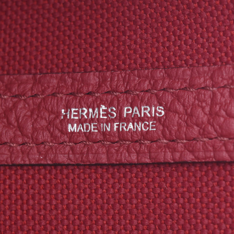 HERMES Hermes Garden Party TPM Rouge Gluna X Engraved (c. 2016) Women's Twarkris Cross/Leather Handbag A Rank Used Ginzo