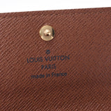 LOUIS VUITTON Louis Vuitton Monogram Coin Purse Porto Monet Plastic Brown M61930 Unisex Coin Case A Rank Used Ginzo