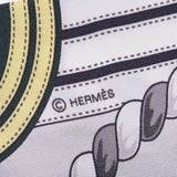 HERMES Hermes Twry Dress/Grande Tenue Grey Women's Silk 100% Scarf B Rank Used Ginzo
