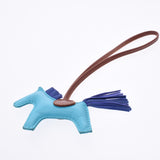 HERMES Hermes Rodeo PM Horse Type Blue Electric/Blue Aztic/Forbe Unisex Agnomilo Charm Unused Ginzo