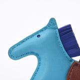 HERMES Hermes Rodeo PM Horse Type Blue Electric/Blue Aztic/Forbe Unisex Agnomilo Charm Unused Ginzo