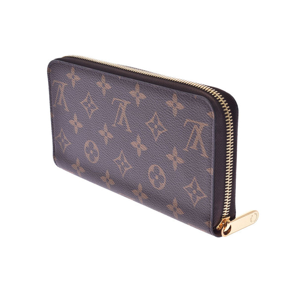 LOUIS VUITTON ルイヴィトンモノグラムジッピーウォレットローズバレリーヌ M41894 Lady's long wallet-free silver storehouse