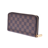 LOUIS VUITTON Louis Vuitton Damier Zippy Wallet Rose Ballerine N60046 Women's Long Wallet Unused Ginzo