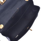 Chanel Mini Chong shoulder bag black gold hardware ladies Satin shoulder bag ab