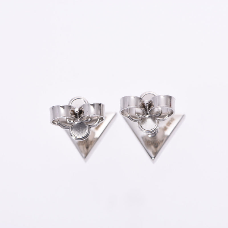 Louis Vuitton Essential V Stud Earrings (Silver)