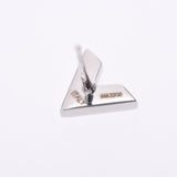 LOUIS VUITTON Louis Vuitton studs earrings essential V M63208 Lady's SV pierced earrings A rank used silver storehouse