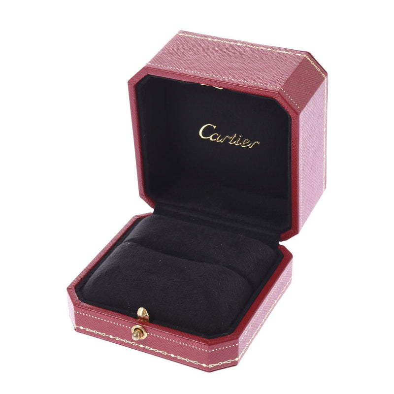 CARTIER Cartier Mini-Ravling 1P Diamond #47 7: Ladies K18WG Ring Ring A Rank A Rank Used Ginzō