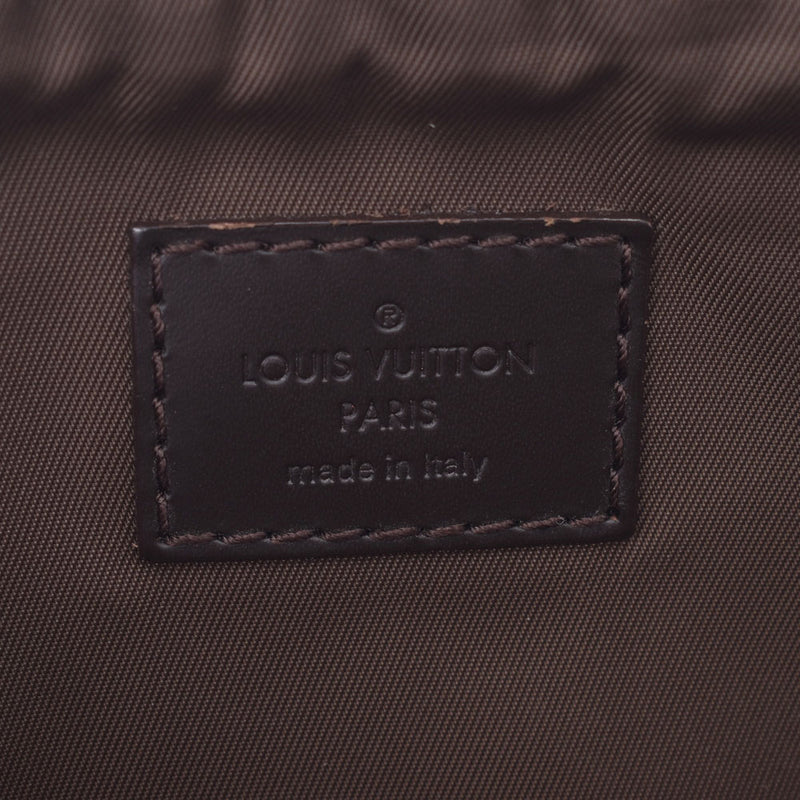 LOUIS VUITTON Louis Vuitton Damier Jean acrobatics black M93620 mens Damier Jean canvas body bag B rank used Ginzo