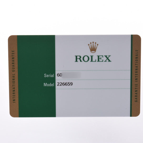 ROLEX ロレックス 【現金特価】ヨットマスター42 226659 メンズ WG/ラバー 腕時計 自動巻き 黒文字盤 未使用 銀蔵
