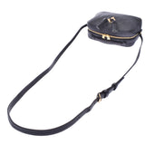 LOUIS Vuitton Louis Vuitton monogram ampanto santonju black M44593 women's shoulder bag AB rank used silver stock