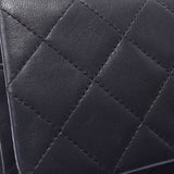 CHANEL シャネル マトラッセ チェーンショルダーバッグ 二重蓋 黒 ゴールド金具 レディース ラムスキン ショルダーバッグ Bランク 中古 銀蔵