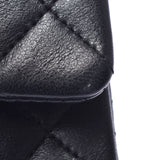 CHANEL シャネル マトラッセ チェーンショルダーバッグ 二重蓋 黒 ゴールド金具 レディース ラムスキン ショルダーバッグ Bランク 中古 銀蔵