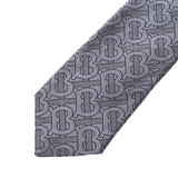 Burberry classic cut Monogram Gree 80260711 men's silk 89% nylon 11% tie