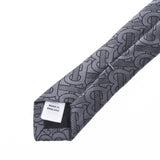 Burberry classic cut Monogram Gree 80260711 men's silk 89% nylon 11% tie