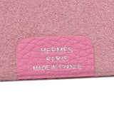 HERMES Hermes Julis PM Pink □ M engraved (around 2009) Unisex Togo notebook cover A rank used Ginzo