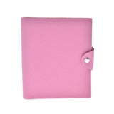HERMES Hermes Julis PM Pink □ M engraved (around 2009) Unisex Togo notebook cover A rank used Ginzo