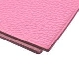 HERMES Hermes Julis PM Pink □ M engraved (around 2009) Unisex Togo notebook cover A rank used Ginzo