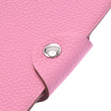HERMES Hermes Julis PM Pink □ M engraved (around 2009) Unisex Togo notebook cover A rank used Ginzo