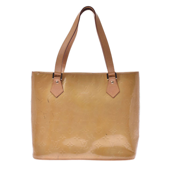 LOUIS VUITTON Louis Vuitton Verni Houston Tote Bag Beige M91004 Ladies Monogram Verni Handbag C Rank Used Ginzo