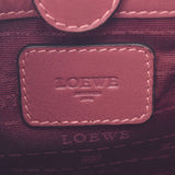 Loewe Loewe Heritage Bag Pink Women's Leather Hand Bag AB Rank Used Sink