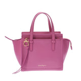 Salvatore Ferragamo Ferragamo Amy 2way Bag Pink Women's Leather Tote Bag A Rank Used Silgrin