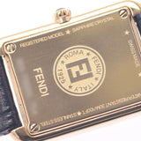 FENDI フェンディ F700425011 レディース GP/革 腕時計 クオーツ ゴールド文字盤 ABランク 中古 銀蔵
