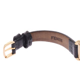 FENDI Fendi F700425011 Women's GP / Leather Watch Quartz Gold Dim AB Rank Used Silgrin