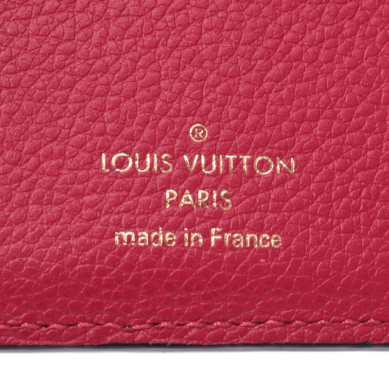 LOUIS VUITTON ルイヴィトン モノグラム アンプラント ポルトフォイユ ヴィクトリーヌ フリージア M62554 レディース レザー 三つ折り財布 Bランク 中古 銀蔵